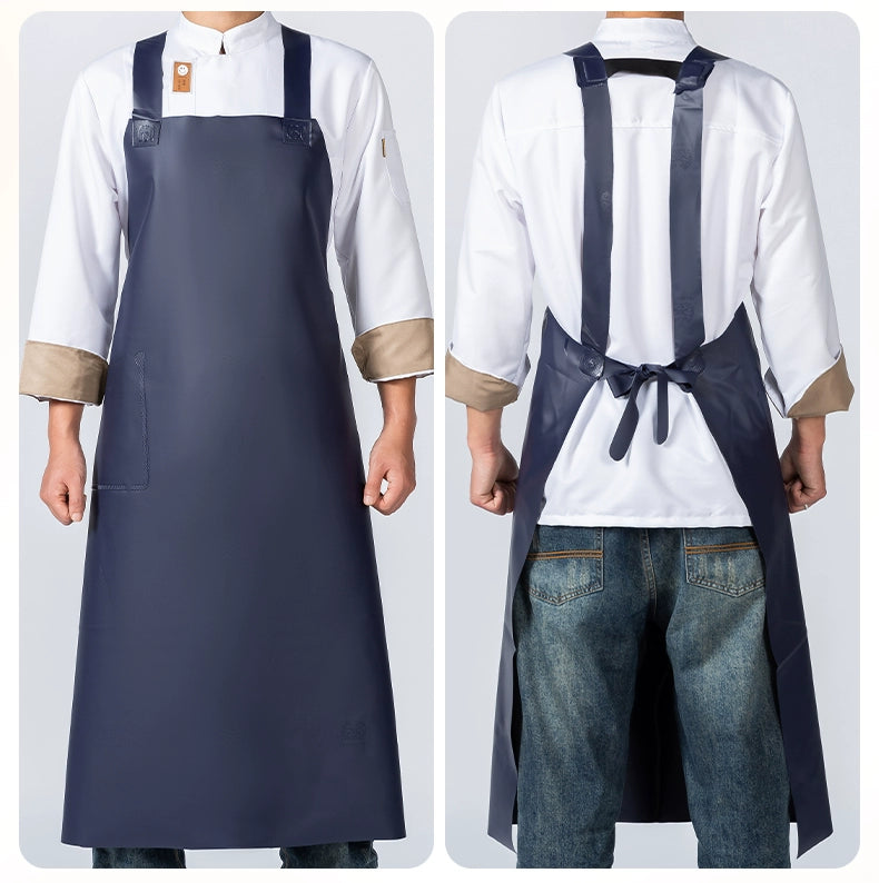 Beef Tendon Waterproof Special Apron for Dish Washing and Fish Killing Catering