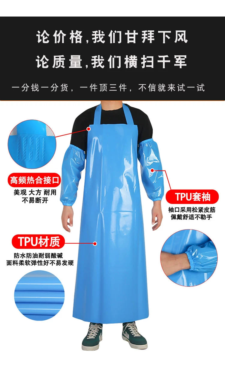 Oil-Proof Cold Storage Slaughter For Home Working Food Apron