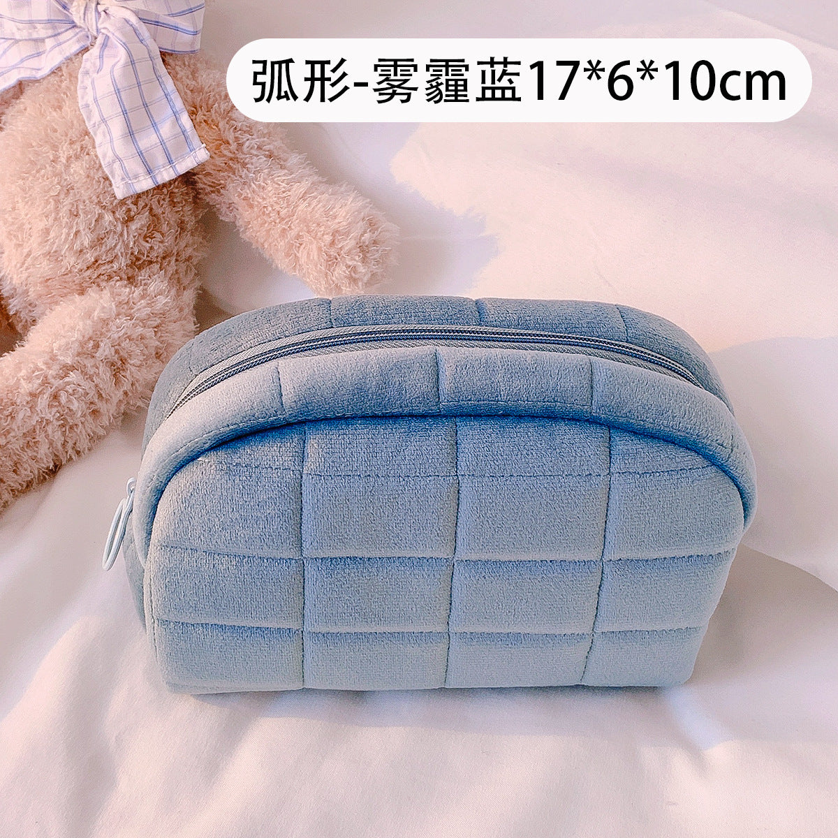 Pillow bag autumn and winter simple cosmetic bag large capacity soft and comfortable storage bag student cosmetics storage bag