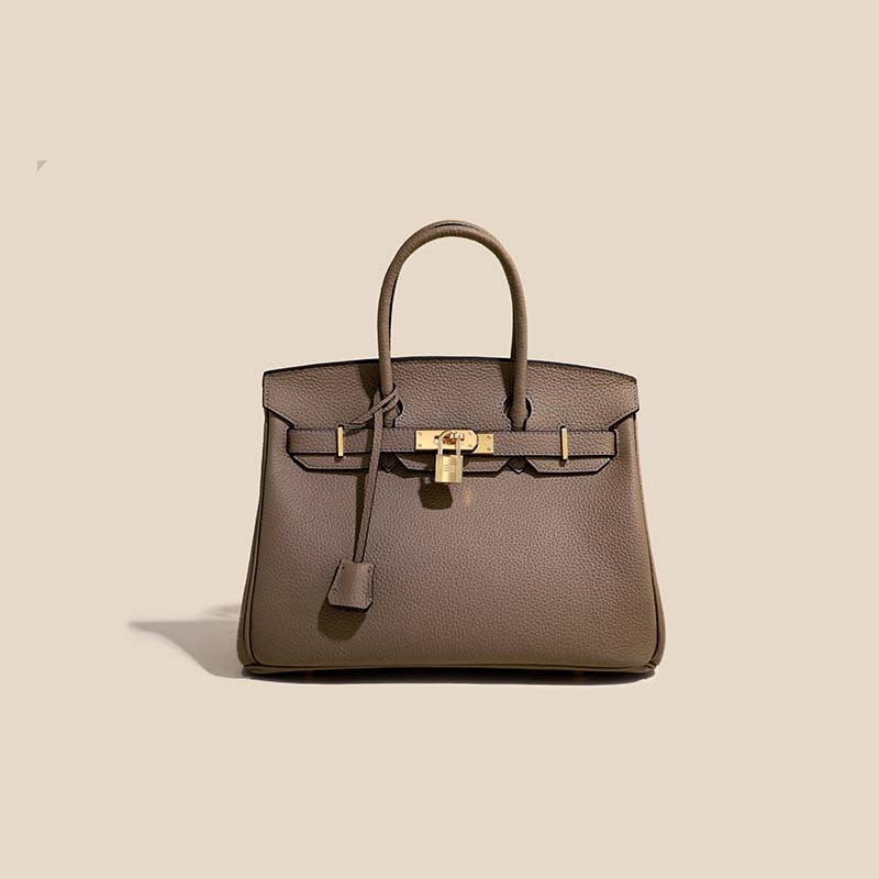 Women's leather bag high-end platinum bag fashionable temperament genuine leather women's bag classic all-match handbag