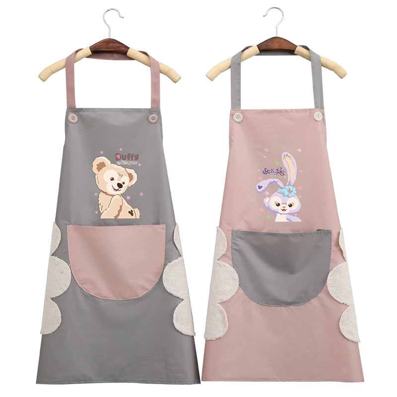 For Home Kitchen Waterproof Fashion Japanese Style Erasable Hand Apron