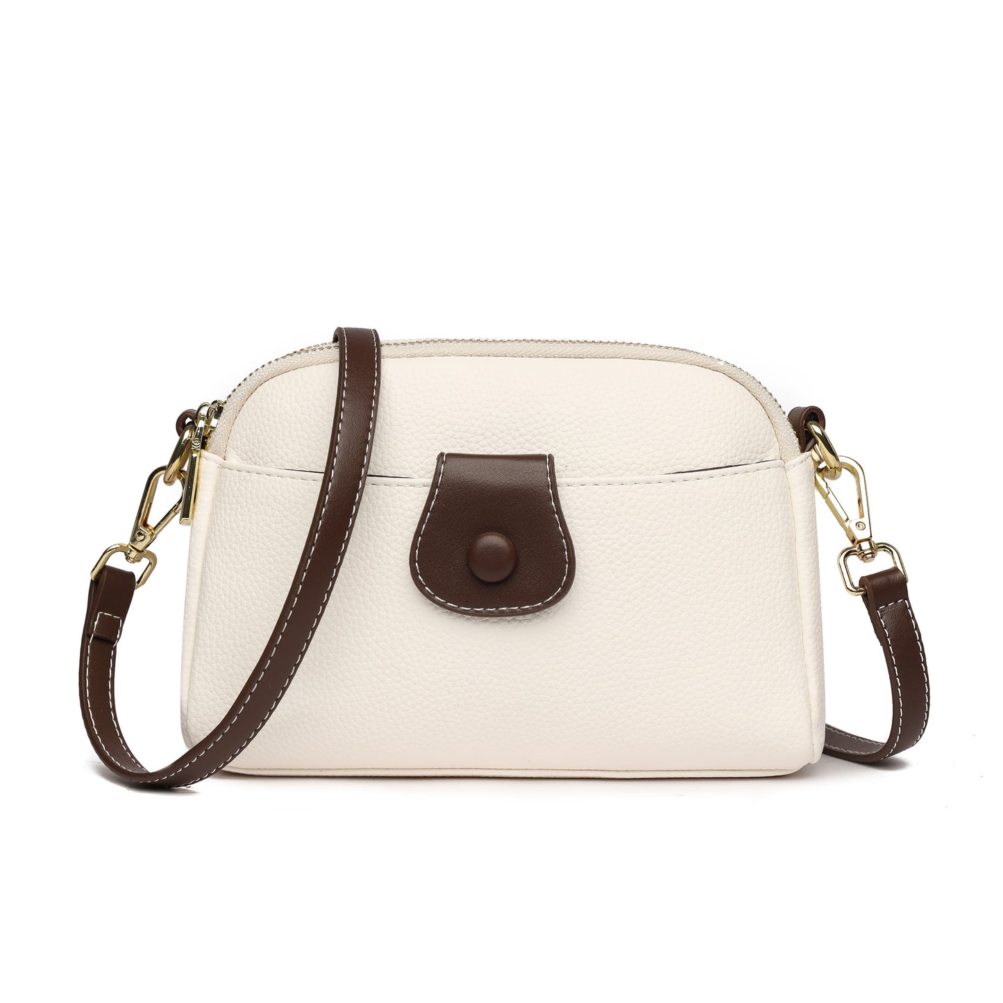 New single-shoulder retro small bag shell bag ladies versatile commuter messenger bag simple and stylish single-shoulder bag trend