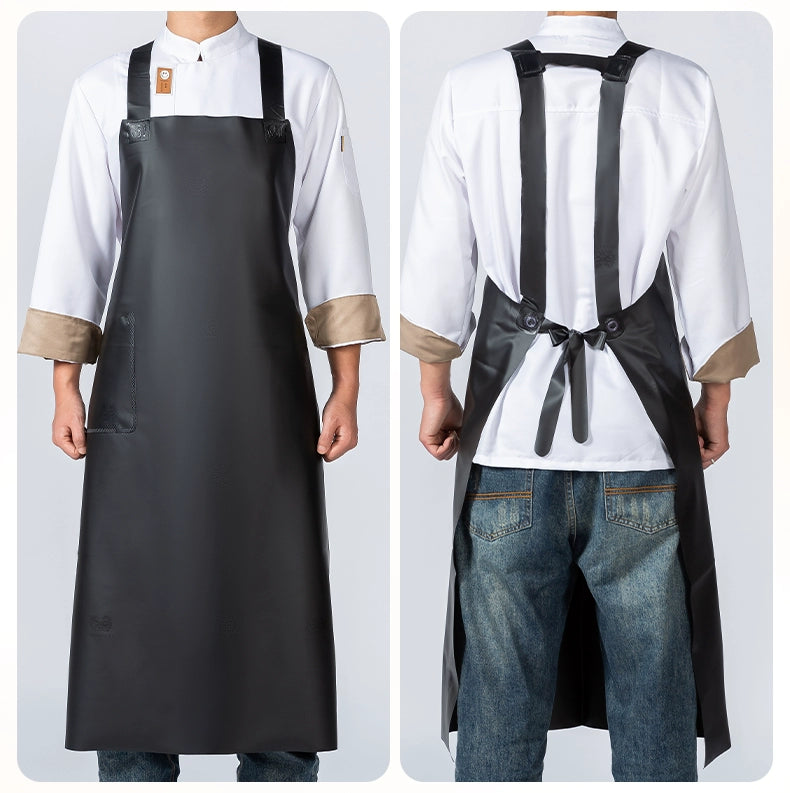 Beef Tendon Waterproof Special Apron for Dish Washing and Fish Killing Catering