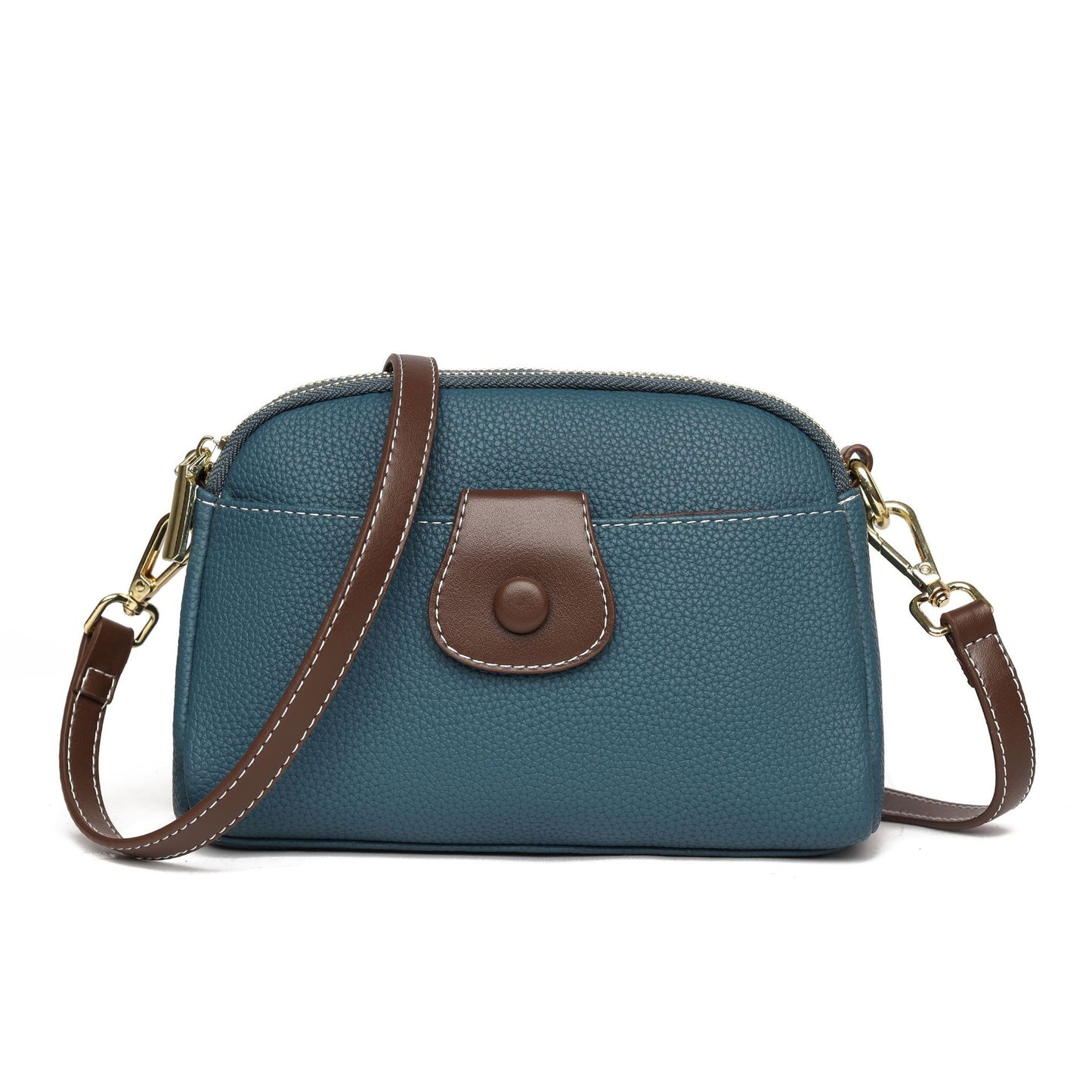 New single-shoulder retro small bag shell bag ladies versatile commuter messenger bag simple and stylish single-shoulder bag trend