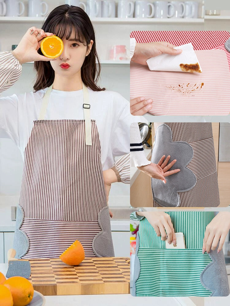 For Home Kitchen Waterproof Fashion Adults Can Wipe Hand Apron