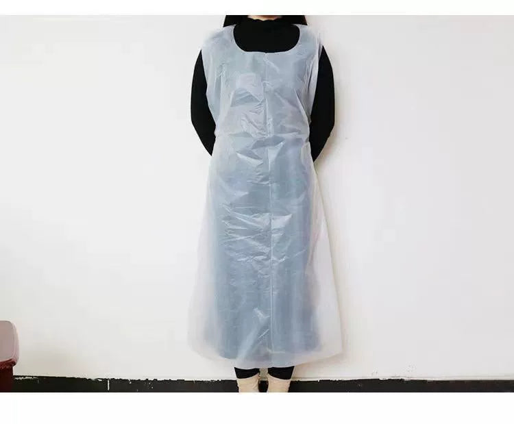 Disposable Hot Pot Commercial Kids Plastic PE Apron