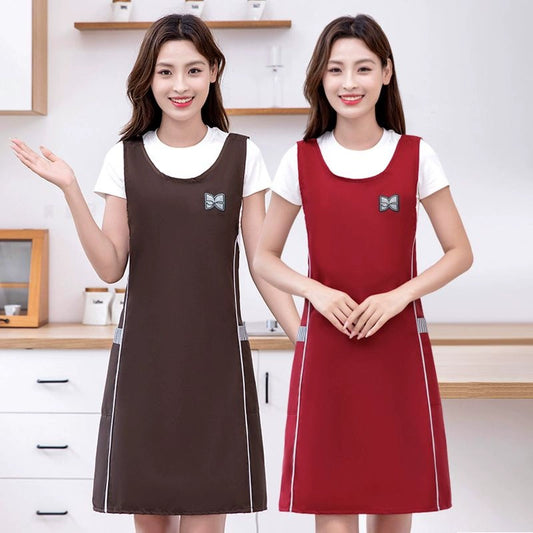 Fashion Waist-Controlled Oil-Proof Household Catering Printed Apron