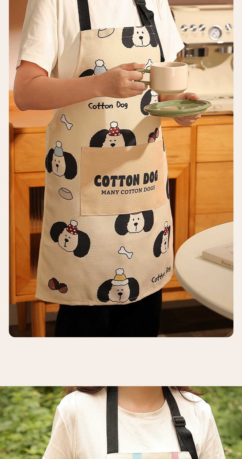 For Home Cute Spring and Summer Good-looking Oil-Proof Apron