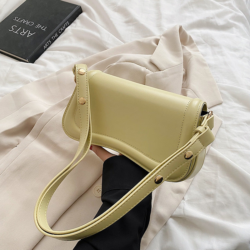 High-end texture niche bag for women new style trendy versatile fashion single shoulder underarm small square bag