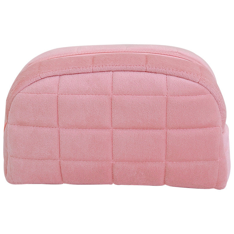 Pillow bag autumn and winter simple cosmetic bag large capacity soft and comfortable storage bag student cosmetics storage bag