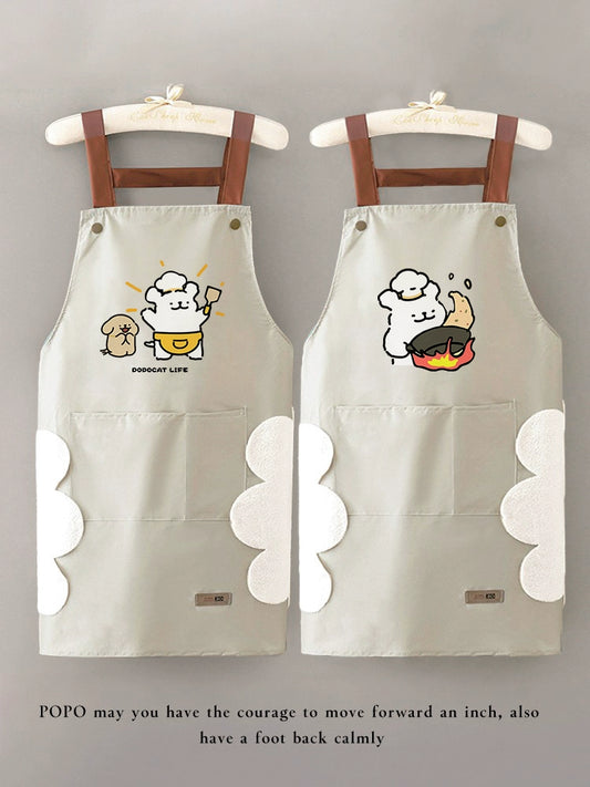 Couple Kitchen For Home Oil-Proof Summer Catering Apron