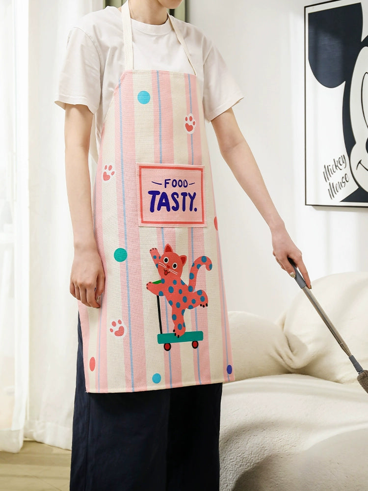 Meishida Polka Dot For Home Oil-Proof Catering Men's and Women's Apron