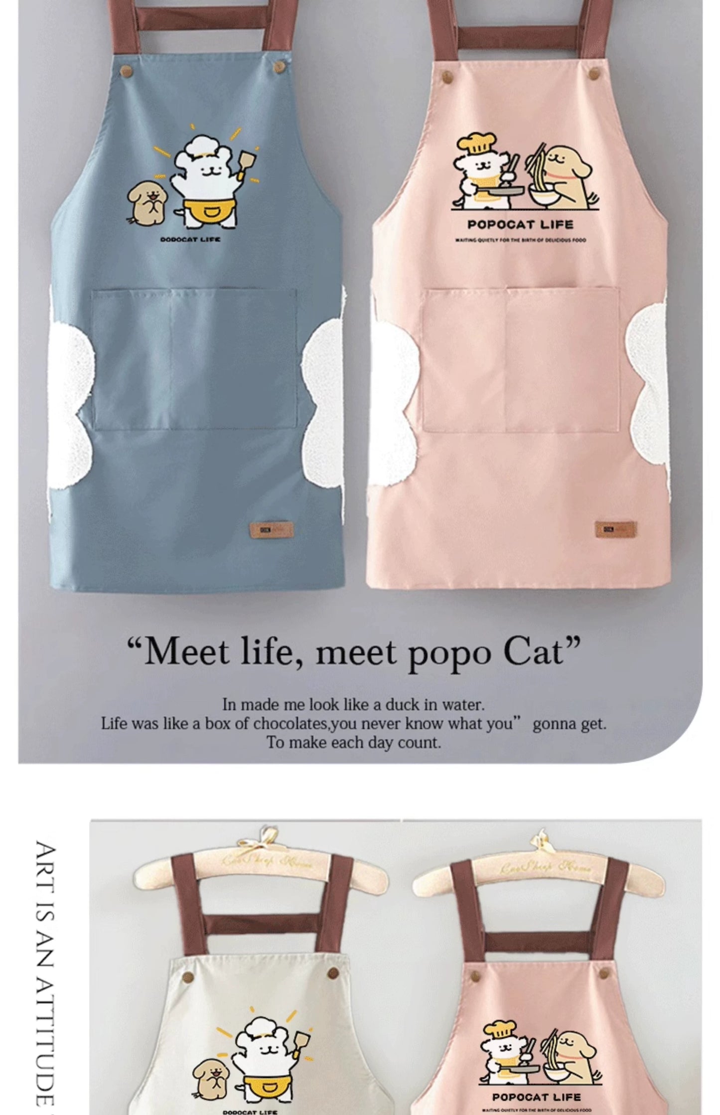 Couple Kitchen For Home Oil-Proof Summer Catering Apron