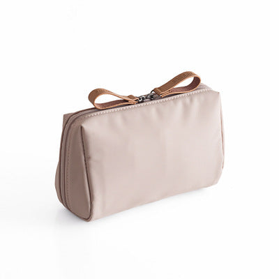 Cosmetic Bag Simple Ladies Mini Toiletry Bag Waterproof Trumpet Portable Hand Hold Travel Storage Bag