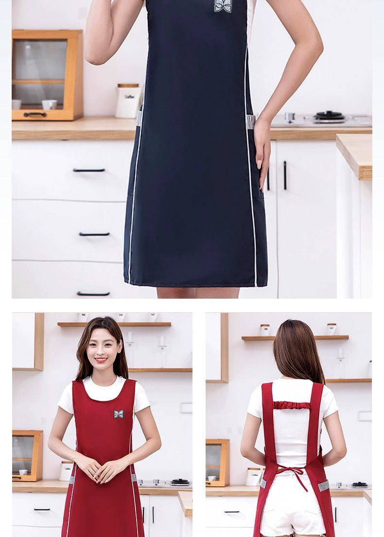 Fashion Waist-Controlled Oil-Proof Household Catering Printed Apron