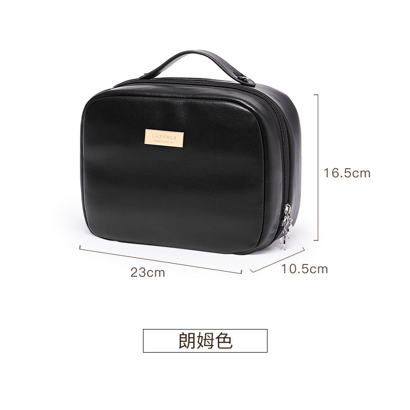 Cosmetic bag high-end exquisite portable travel hand-held toiletry bag large-capacity cosmetic storage bag