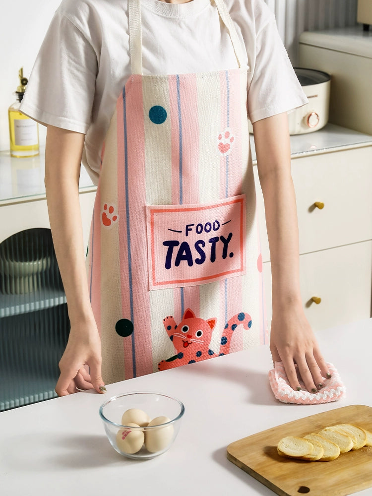 Meishida Polka Dot For Home Oil-Proof Catering Men's and Women's Apron