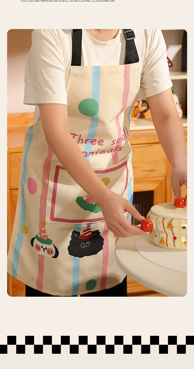 Kitchen For Home Fancy Oil-Proof Men's and Women's Overclothes Apron