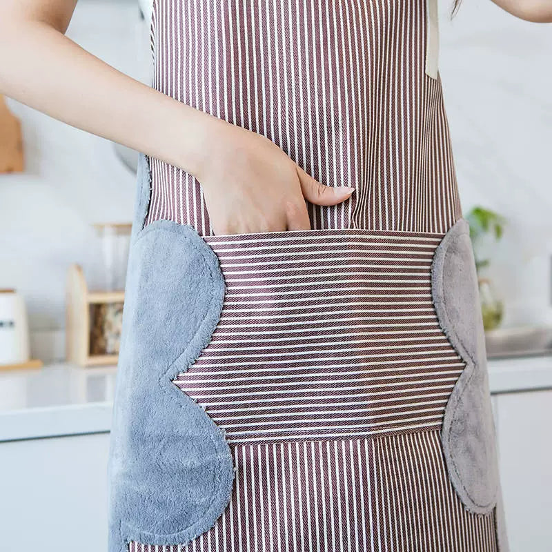 Kitchen For Home Oil-Proof Fashion Cooking Erasable Hand Apron