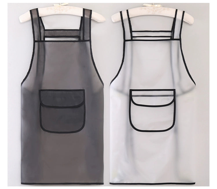 Transparent TPU For Home Aquatic Silicone Men Apron