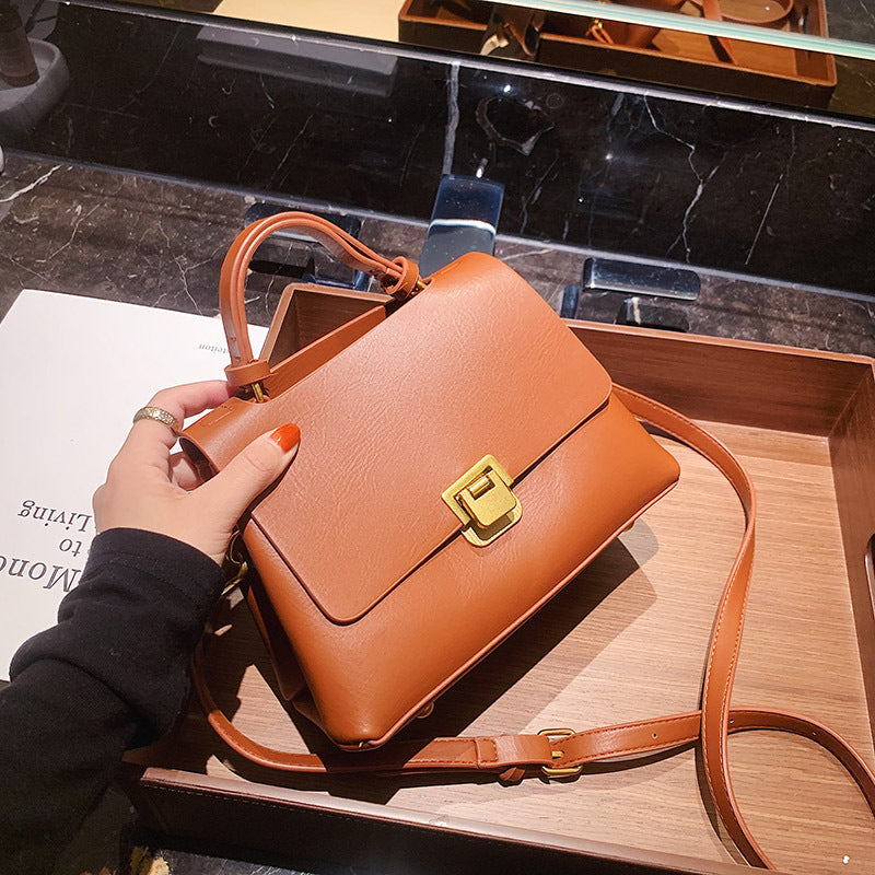 New trendy autumn and winter messenger bag simple tote bag female large capacity female bag single shoulder big bag