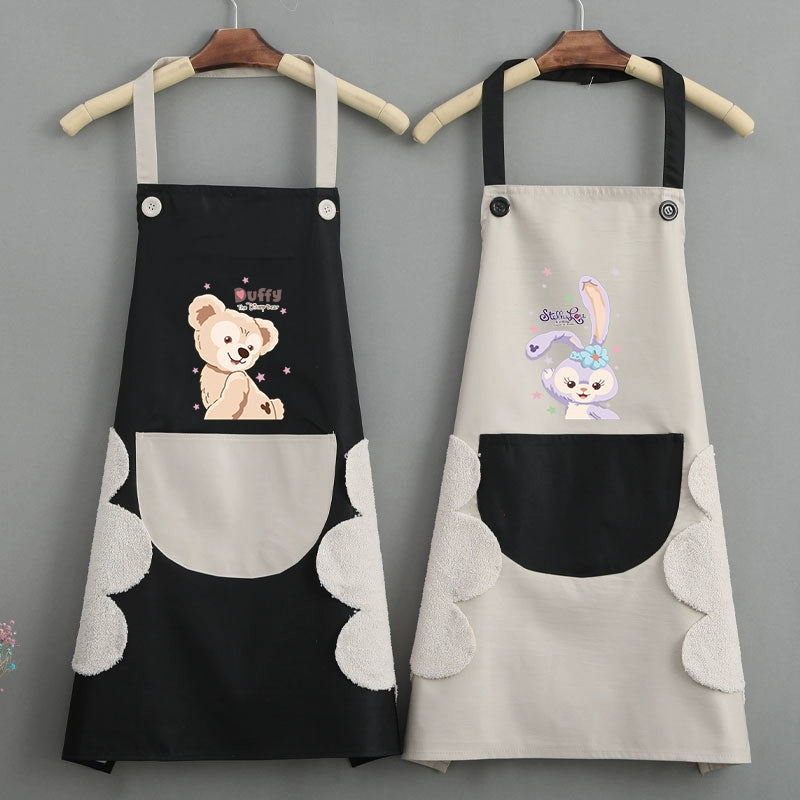 For Home Kitchen Waterproof Fashion Japanese Style Erasable Hand Apron