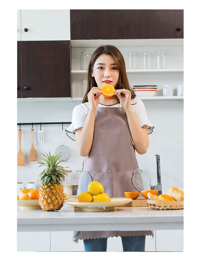 Kitchen For Home Oil-Proof Fashion Cooking Erasable Hand Apron