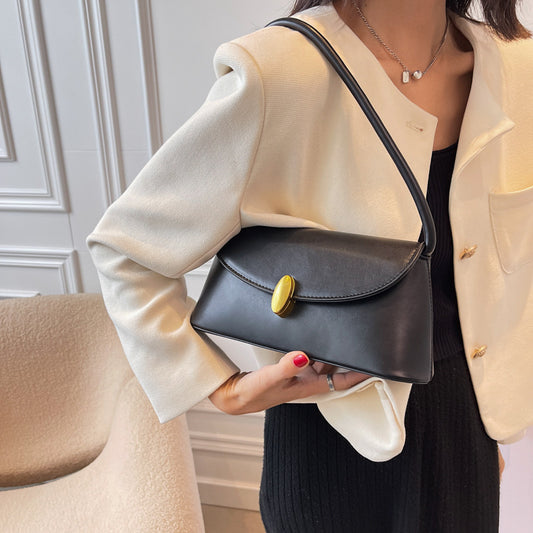 Textured fashion autumn and winter retro underarm bag women's bag new style trend this year popular versatile single shoulder small square bag