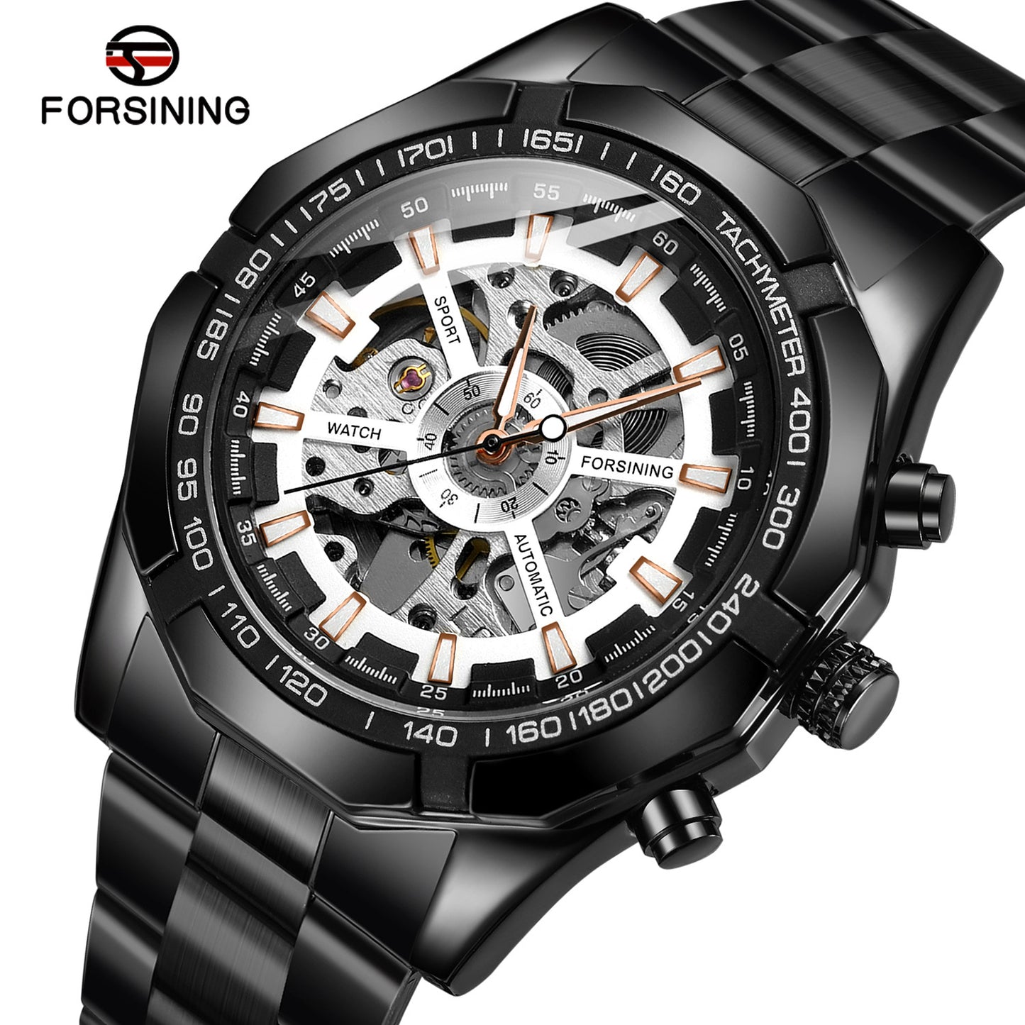 AliExpress hot selling forsining European and American men's fashion watch automatic mechanical watch