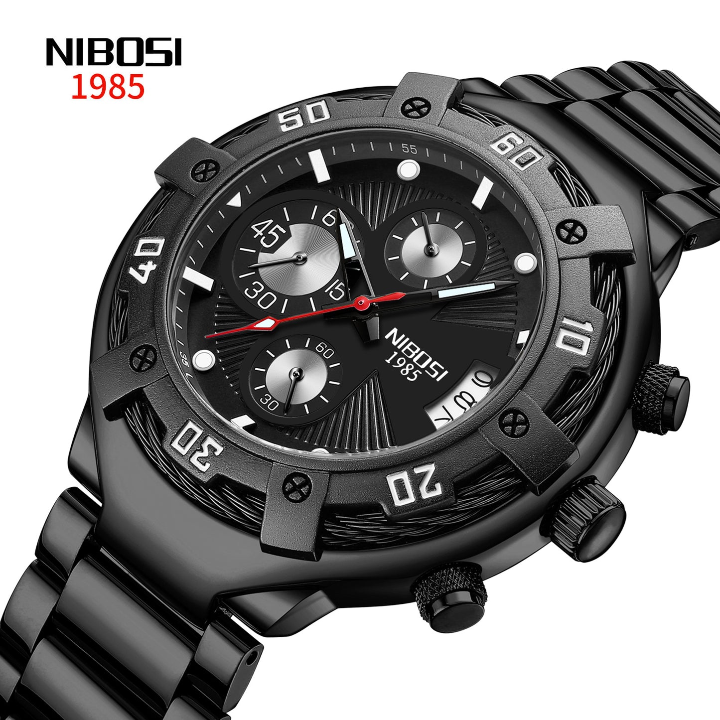 new multi-functional men's watch cross-border hot-selling fashion business quartz watch one drop shipping