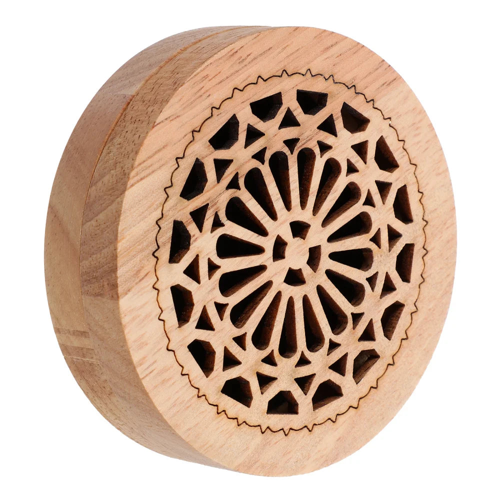 Solid Wood Aromatherapy Box Incense Holder Indoor Ornament Wooden Censer Cone Burner