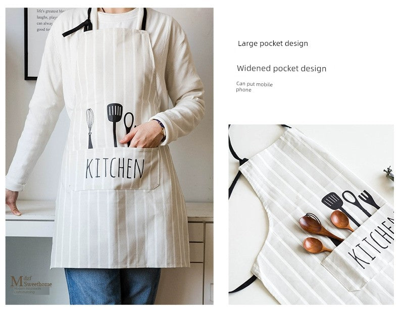 Modern Housewife Kitchen For Home Oil-Proof Breathable Apron