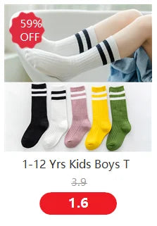 100% Cotton Kids Knee High Socks Baby Girls Boys Spring Autumn Cotton Mesh Breathable Hollow Out Long Socks For 0-8 Years