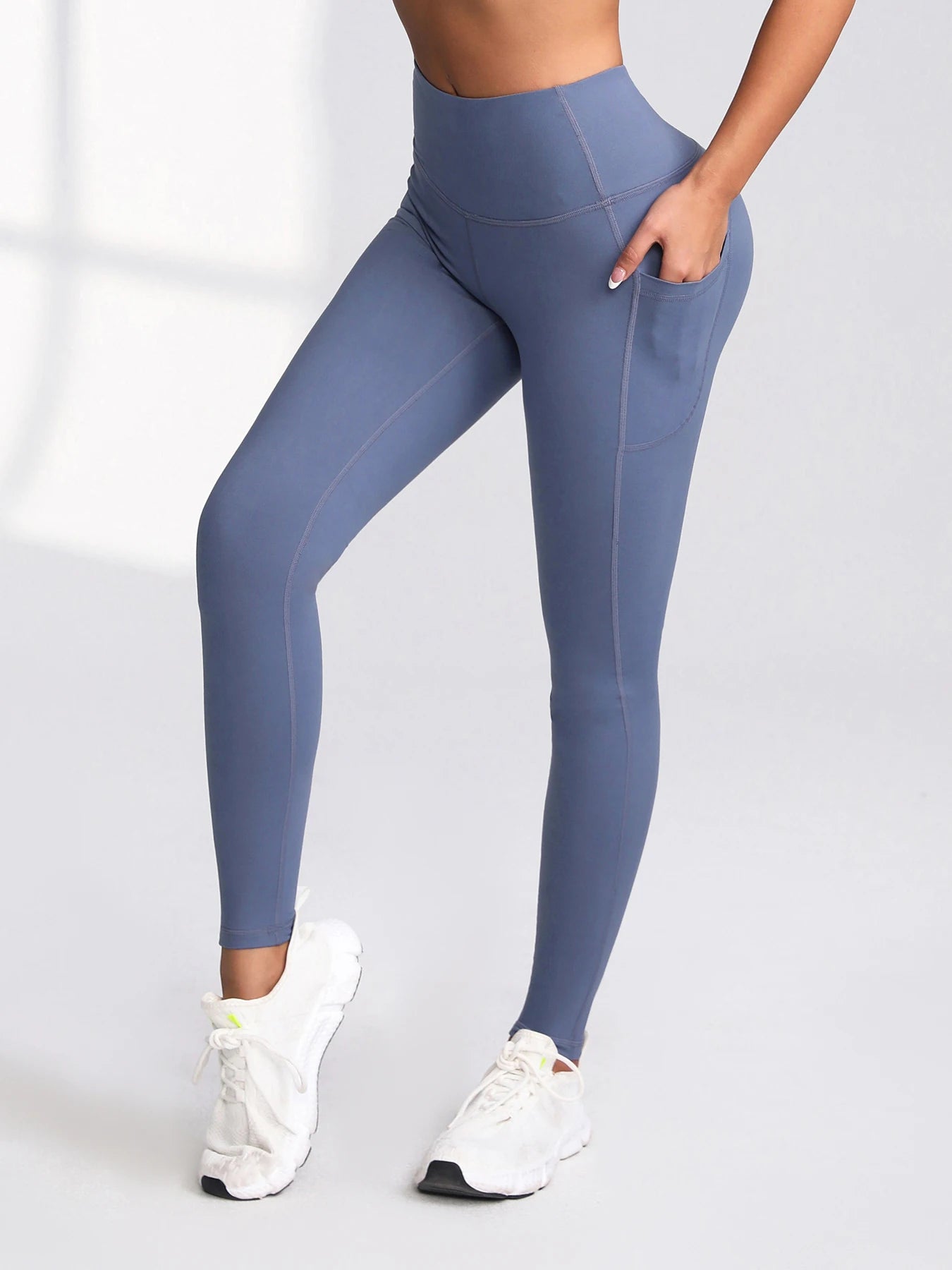 CHRLEISURE 2024 Autumn Pockets Gym Leggings Women Fitness High Waist Activewear Sporty Leggings Women Fashion Pockets Pants