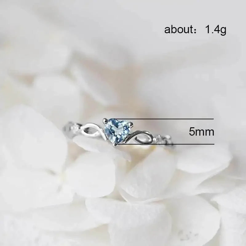 New Love Copper Inlaid Zircon Ring Fashion Temperament Ladies Jewelry Simple Shining Beautiful High Quality Peach Heart