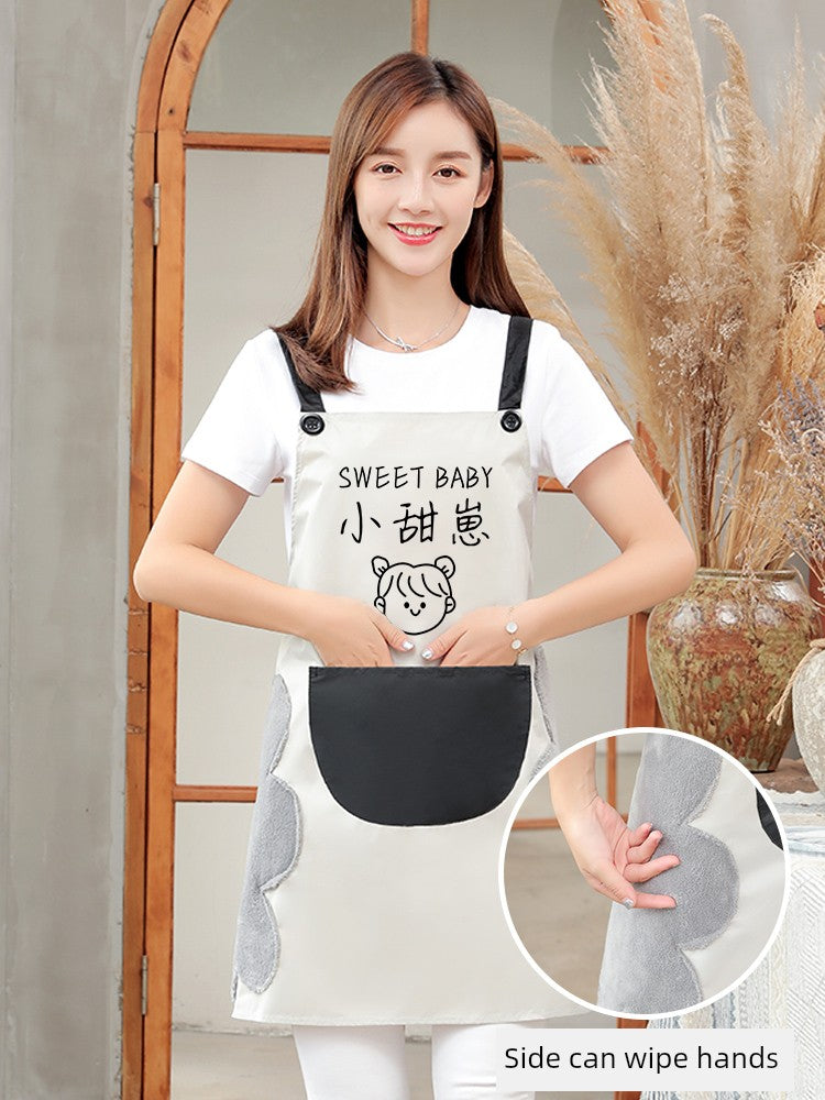 Oil-Proof Household Catering Cooking Cute Men Apron