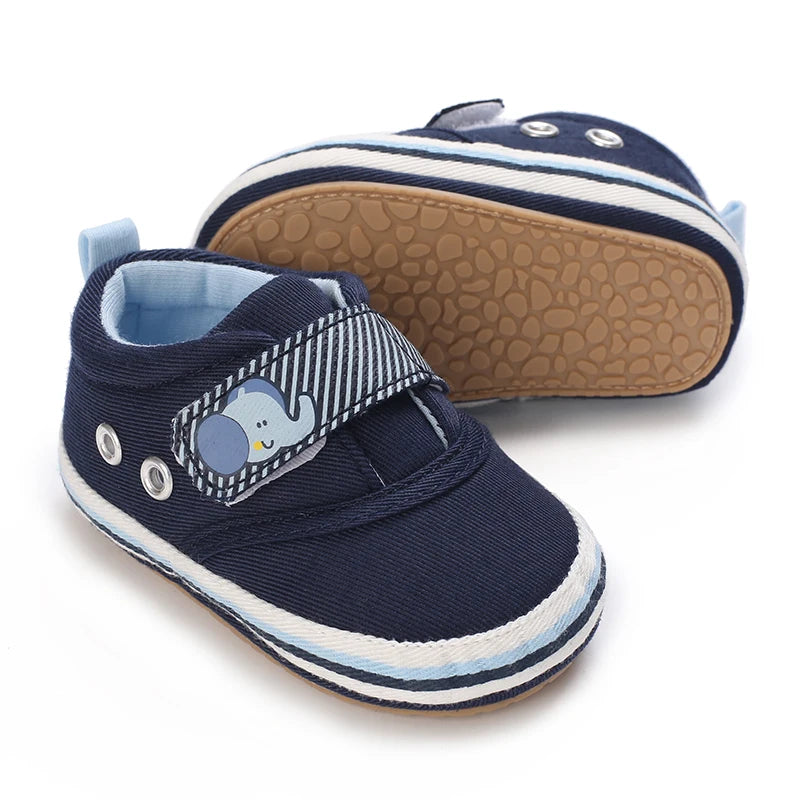 Baby Fashion Canvas Casual Sports Shoes Boys' Classic First Walker Baby Anti slip Walking Shoes