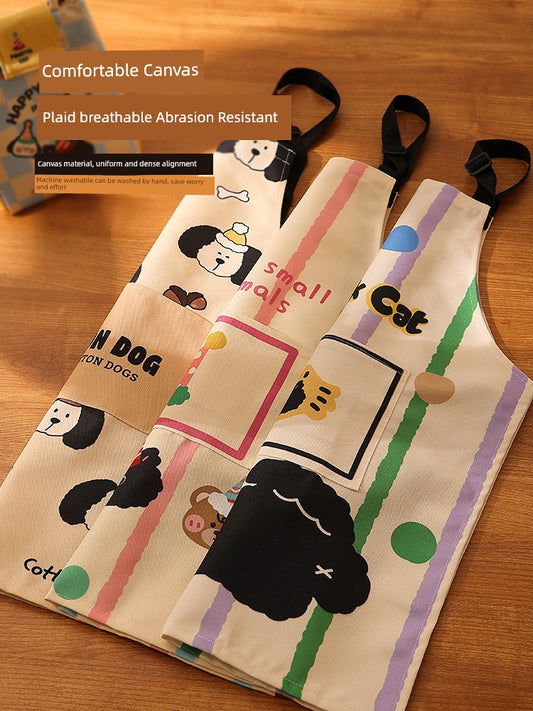 For Home Cute Spring and Summer Good-looking Oil-Proof Apron