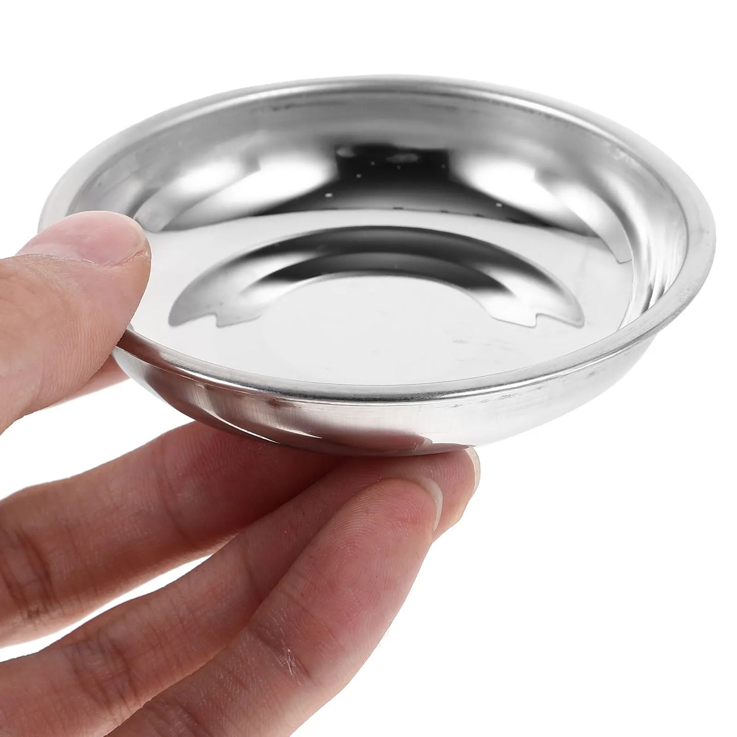 10Pcs Sauce Dipping Bowl Round small Dishes Stainless Steel Sauce Dishes Reusable Mustard Appetizer Plates kichen Seasoning Cups