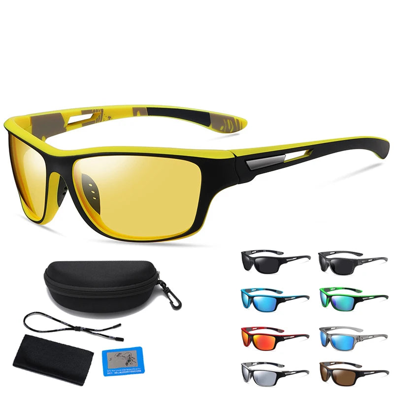 Sports Polarized Sunglasses Fashion UV400 Eyewear for Driving Fishing Hiking Running Cycling Men Women Unisex Outdoor Glasses