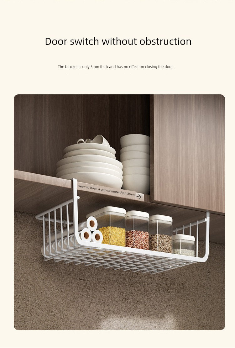 Hanging wire racks for kitchen or bath