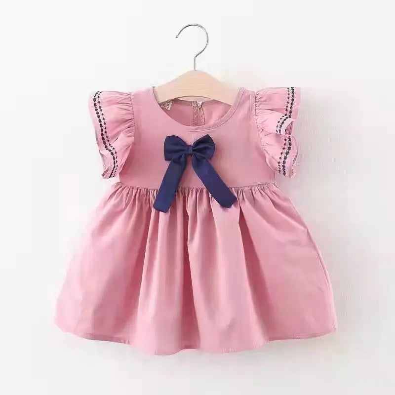 Baby Girls Dresses Summer 2024 Sleeveless Birthday Party Princess Dress Kids Sundress Dresses for 12M to 5Y Toddler Clothes