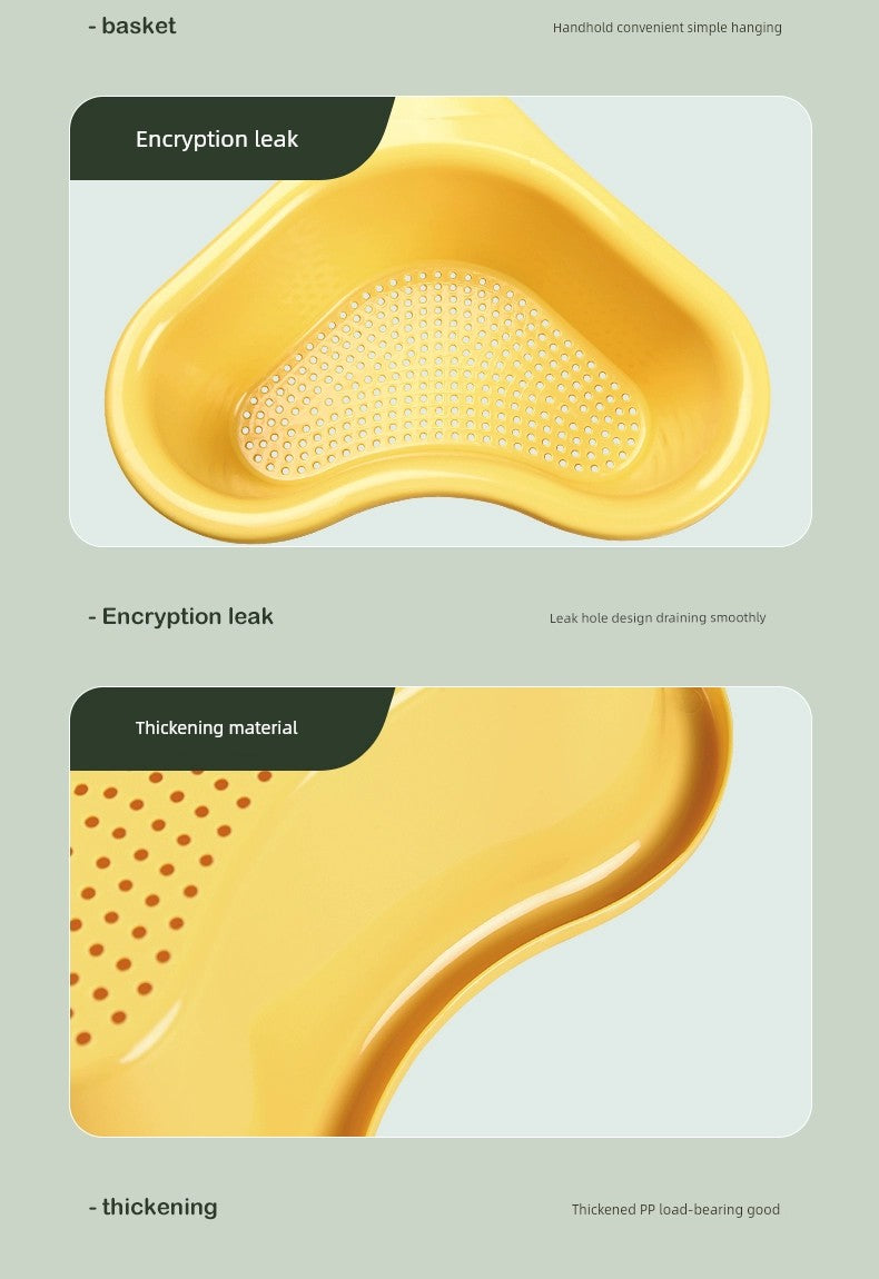 Sink basket for kitchen sponges