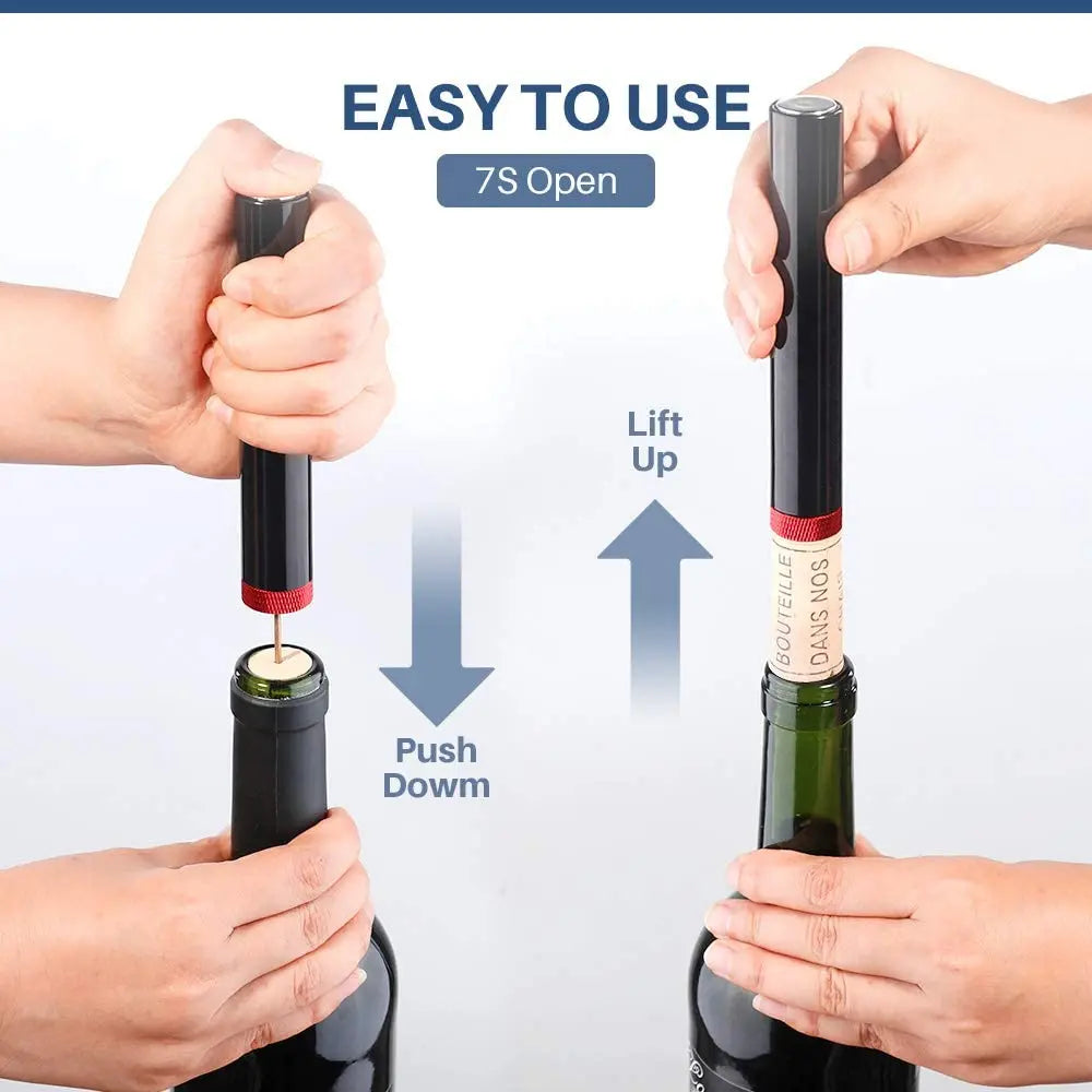 Cool Technological Gadgets Air Pressure Corkscrew Wine Bottle Opener Take Out Wine Cork Novel Kitchen Bar Accessories Tools