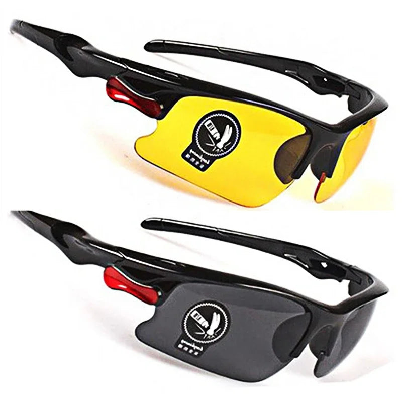 Car Motocycle Night Vision Goggles Men Women Anti-glare Safety Driving Outdoor Cycling Riding Skiing Eye Protection Sun Glasses