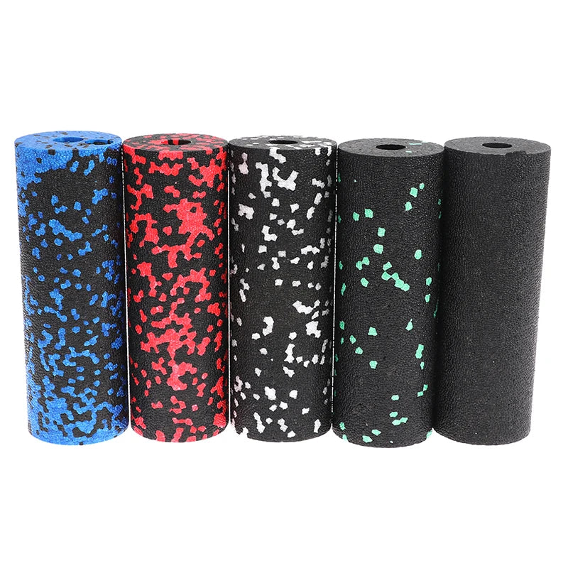 1Pc EPP Hollow Yoga Column Foam Roller Blocks Massage Yoga Ball Gym Yoga Exercise Fitness Equipment Black