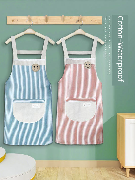 For Home Kitchen Waterproof Dining Internet Celebrity Young Apron