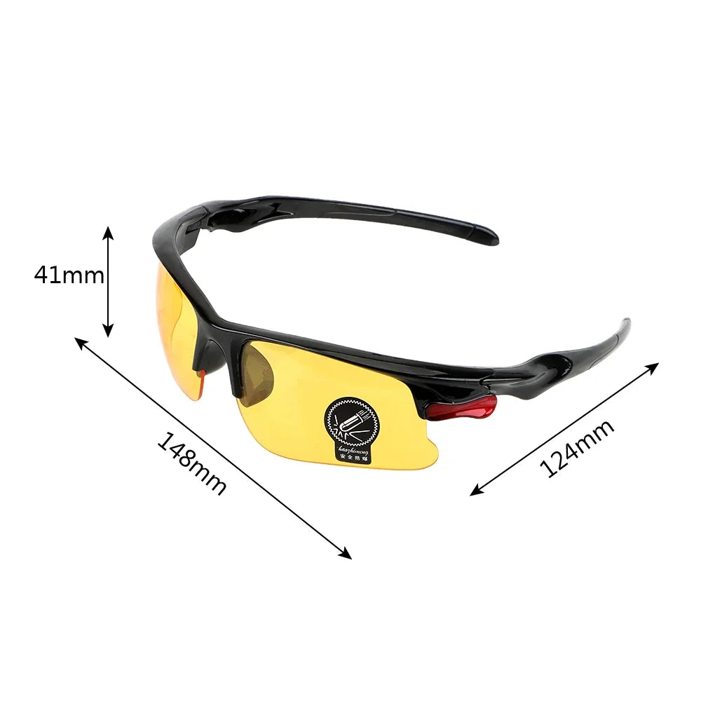 Car Motocycle Night Vision Goggles Men Women Anti-glare Safety Driving Outdoor Cycling Riding Skiing Eye Protection Sun Glasses