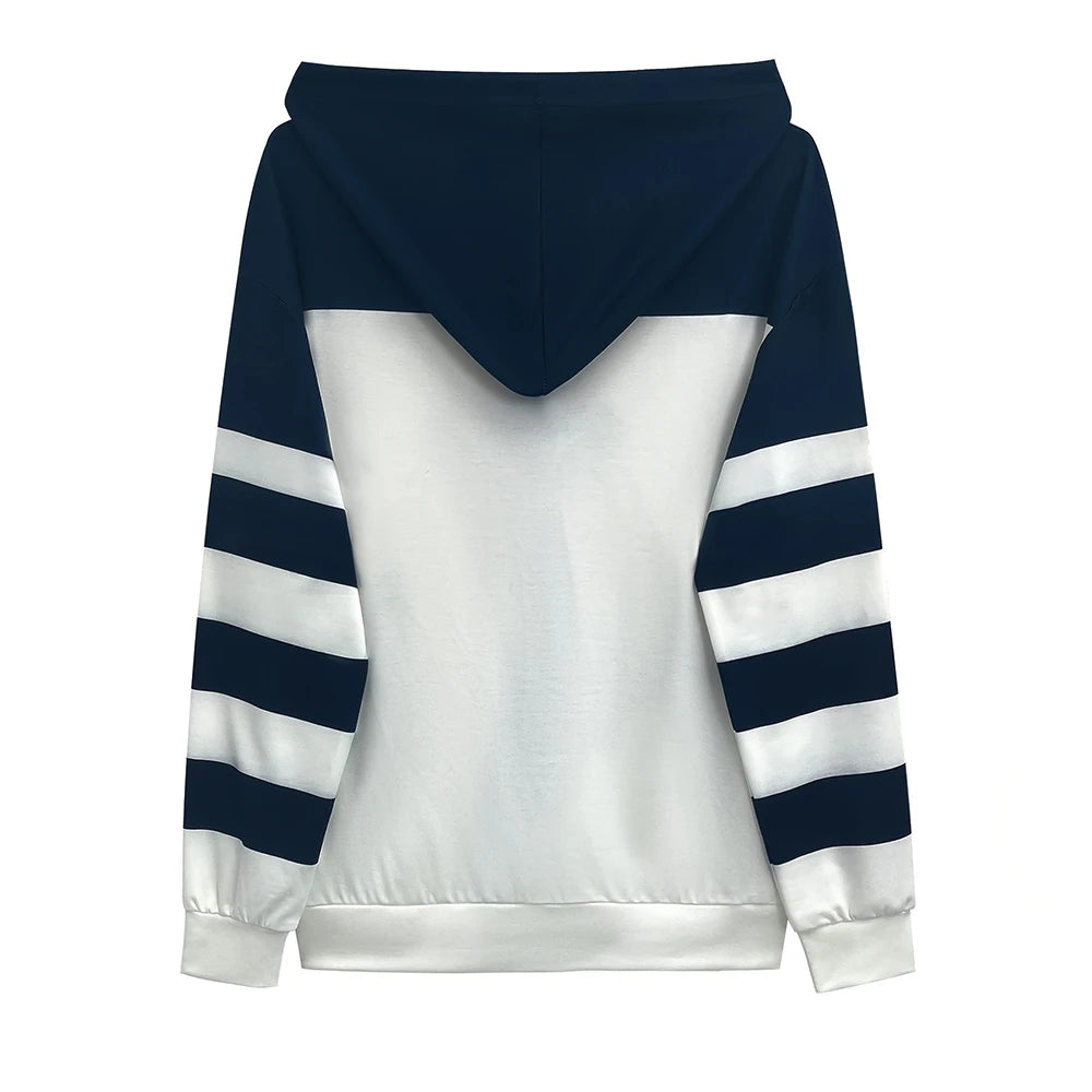 Anchor Stripe Designer Women's Hoodie 2024