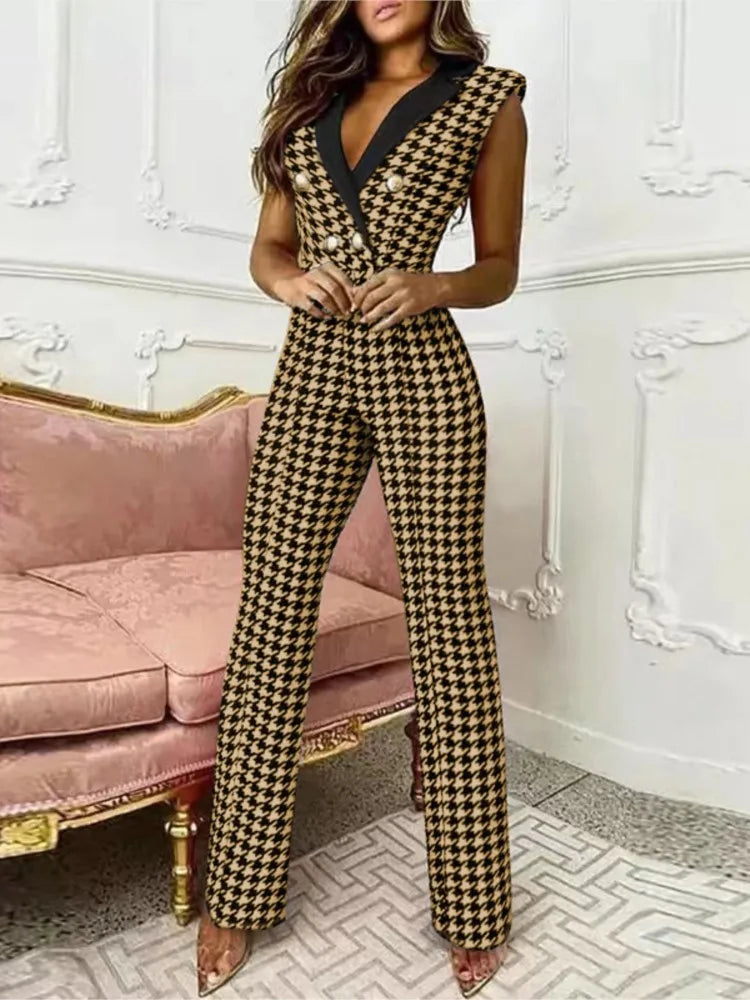 New women's jumpsuits 2024 spring autumn new long-sleeved slim professional jumpsuits elegant and elegant jumpsuits